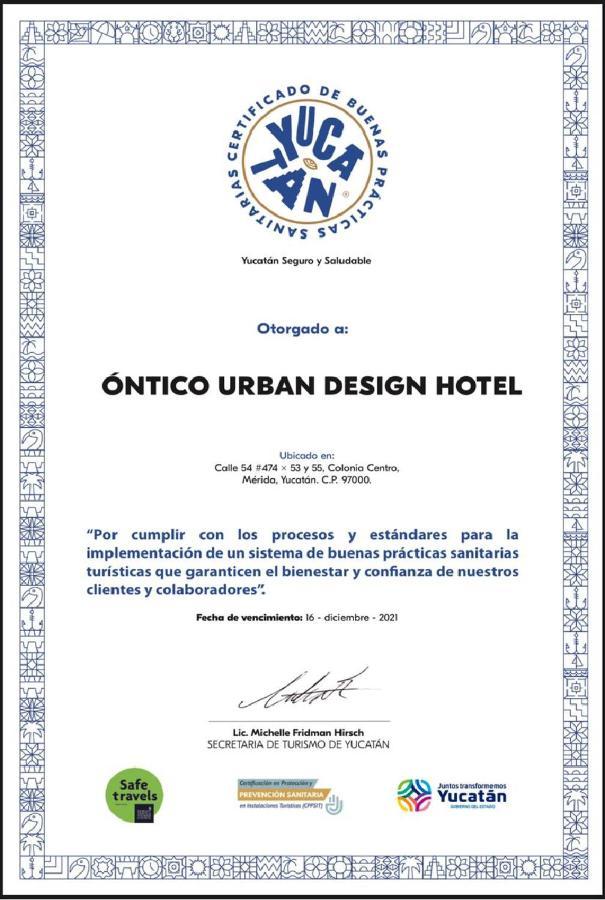 Ontico Urban Design Hotel Мерида Экстерьер фото